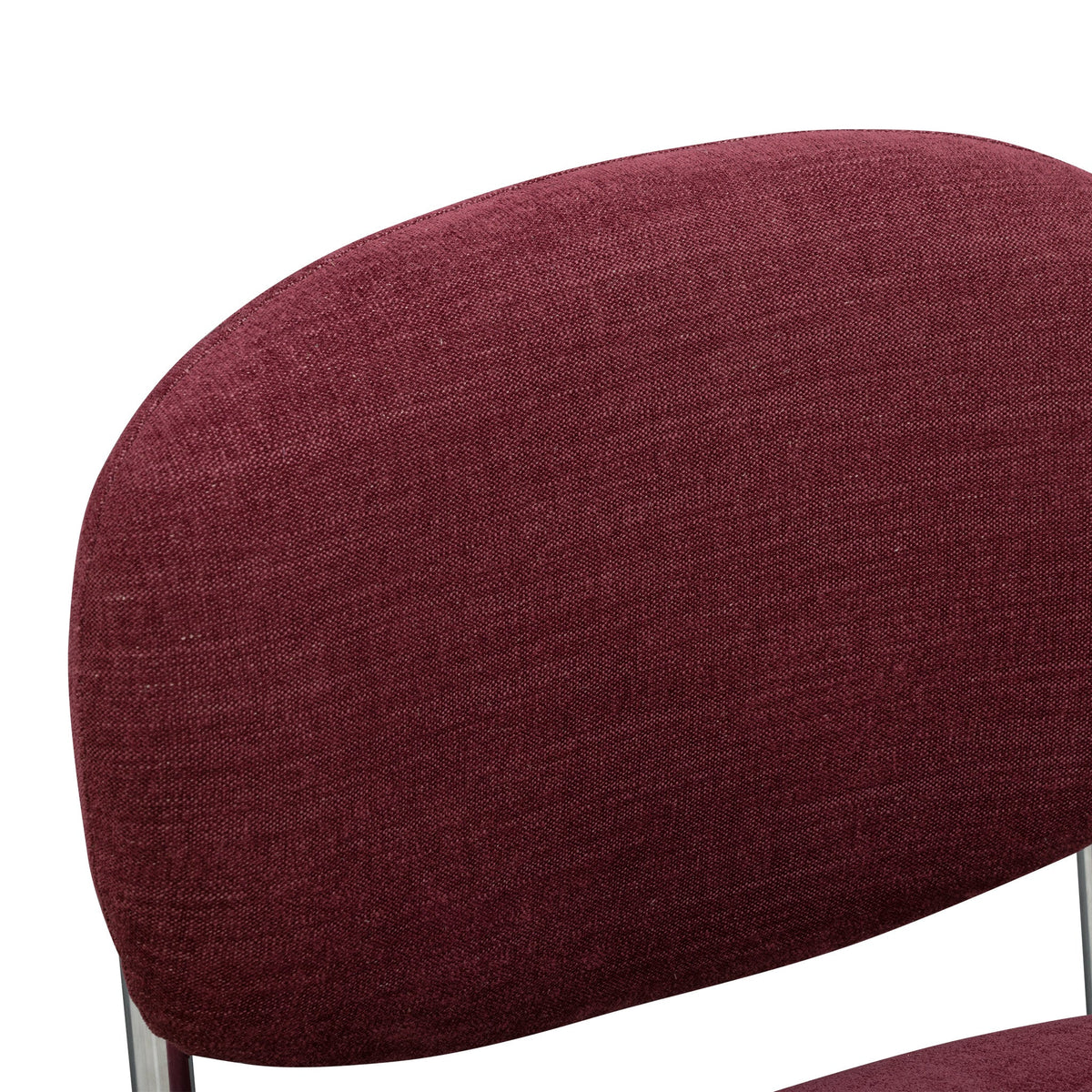 TOV Furniture Becky Red Performance Chenille Chair