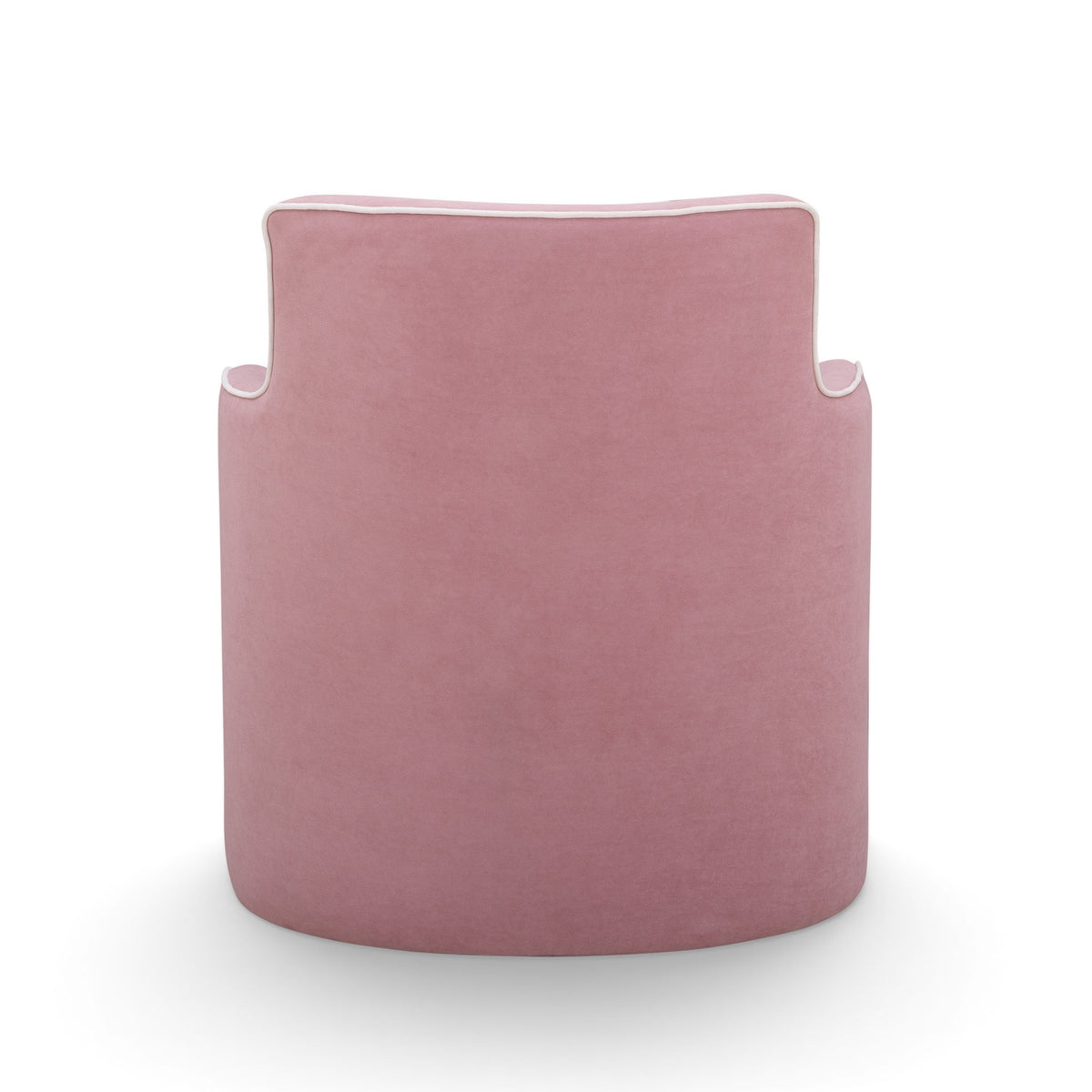 TOV Furniture Passe Pink Tasseled Velvet Swivel Accent Chair