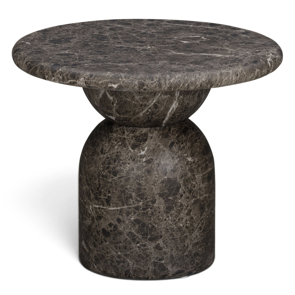 TOV Furniture Cynthia Dark Concrete Indoor/Outdoor Side Table