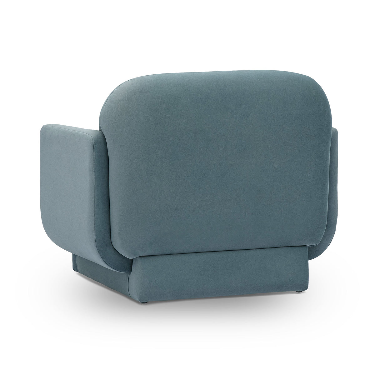 TOV Furniture Azalea Blue Performance Velvet Accent Chair