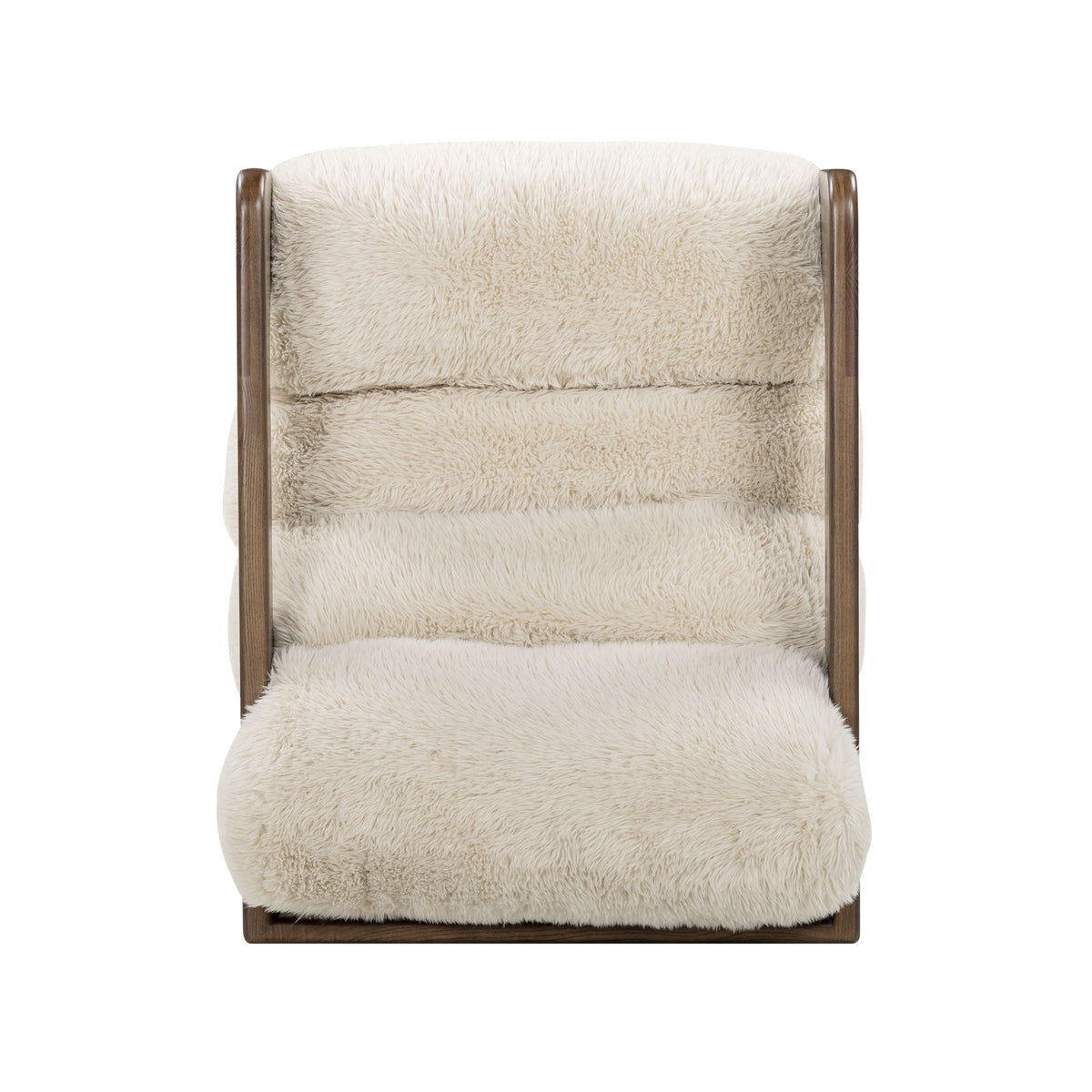 TOV Furniture Palma Natural Faux Shearling Accent Chair