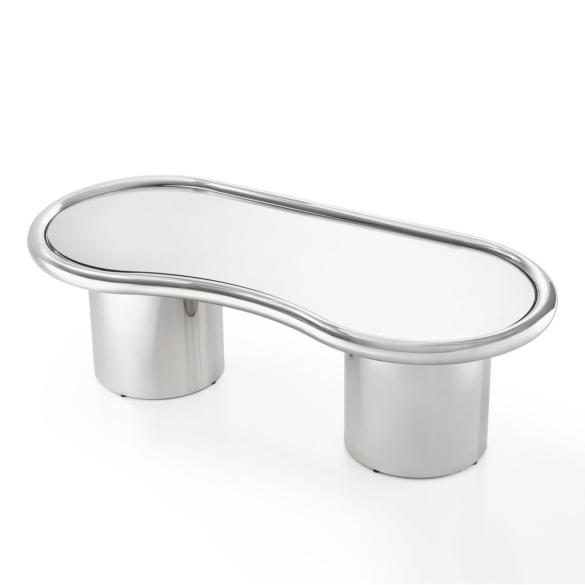 TOV Furniture Sorya Chrome Coffee Table