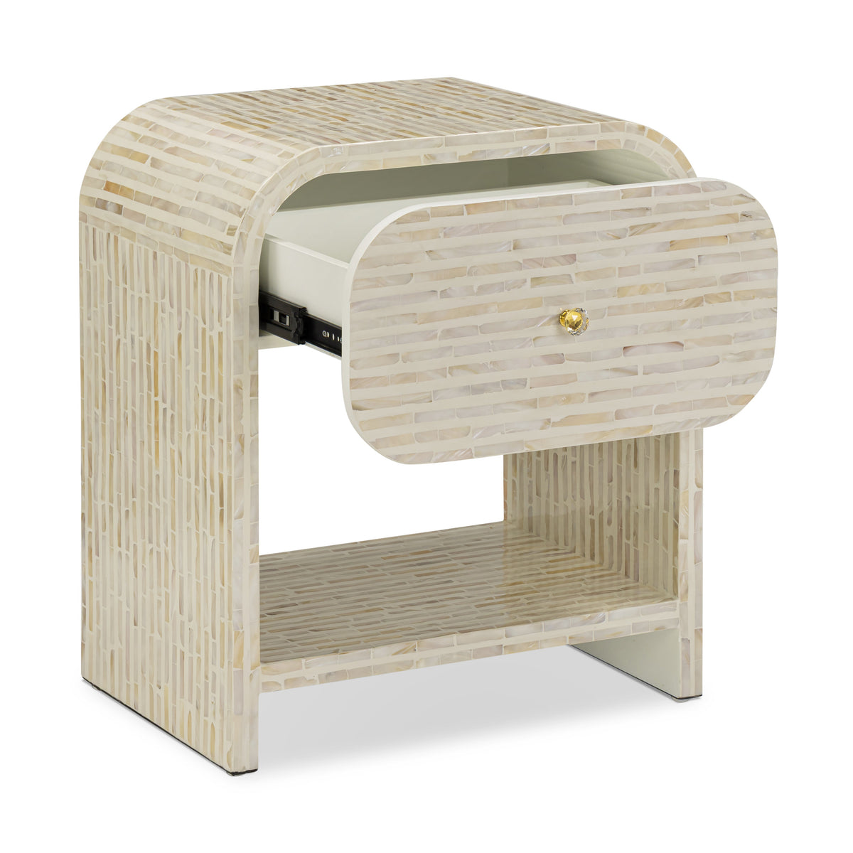 TOV Furniture Borno Mother of Pearl Nightstand