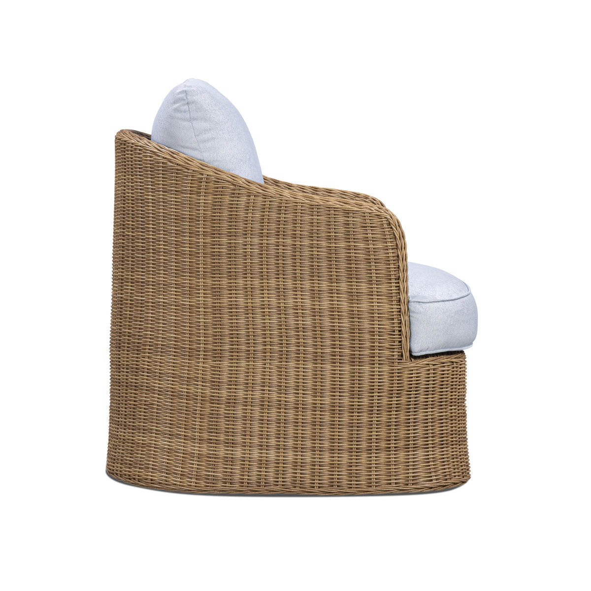 TOV Furniture Axel Blue Boucle Outdoor Accent Chair
