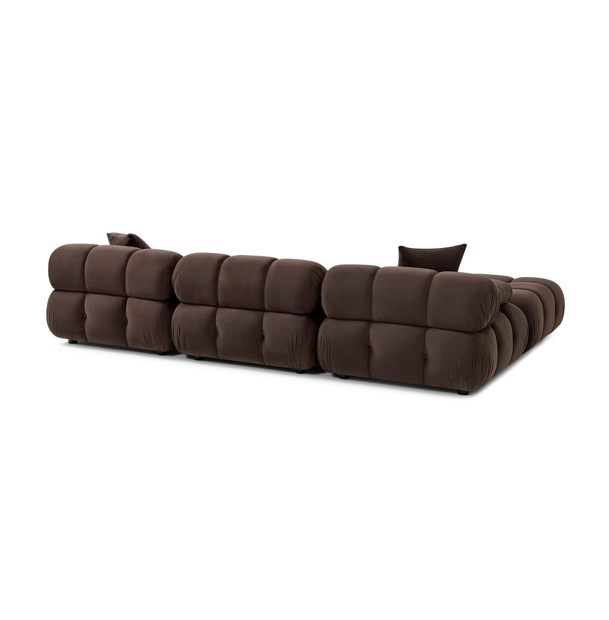 TOV Furniture Calliope Dark Brown Performance 4-Piece Modular Sectional
