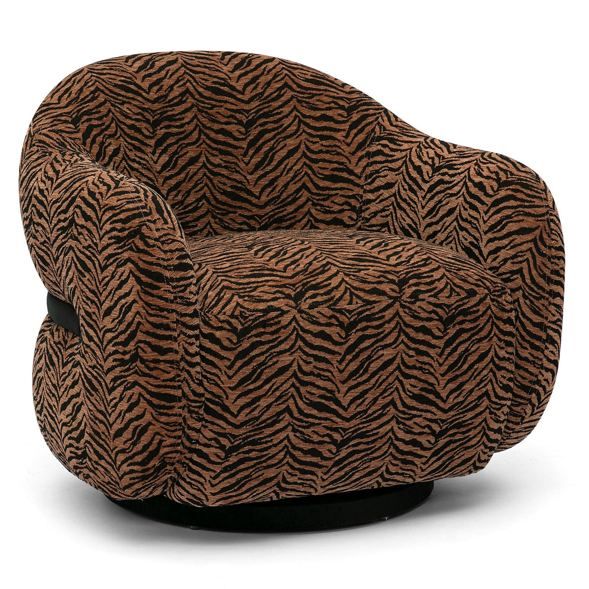TOV Furniture Salma Animal Print Swivel Chair