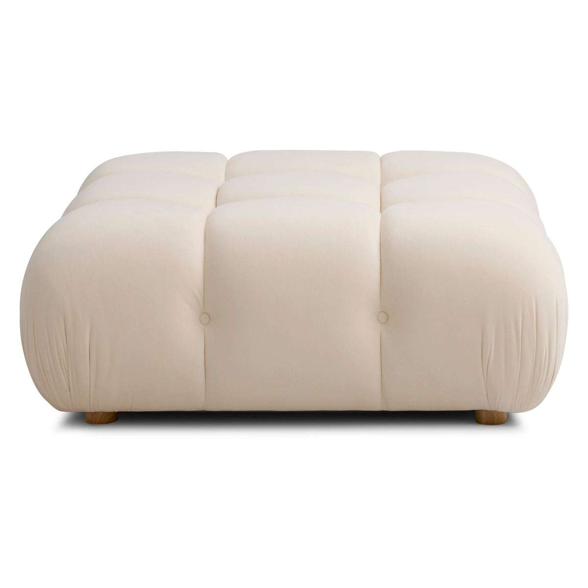 TOV Furniture Calliope Off White Performance Modular Ottoman