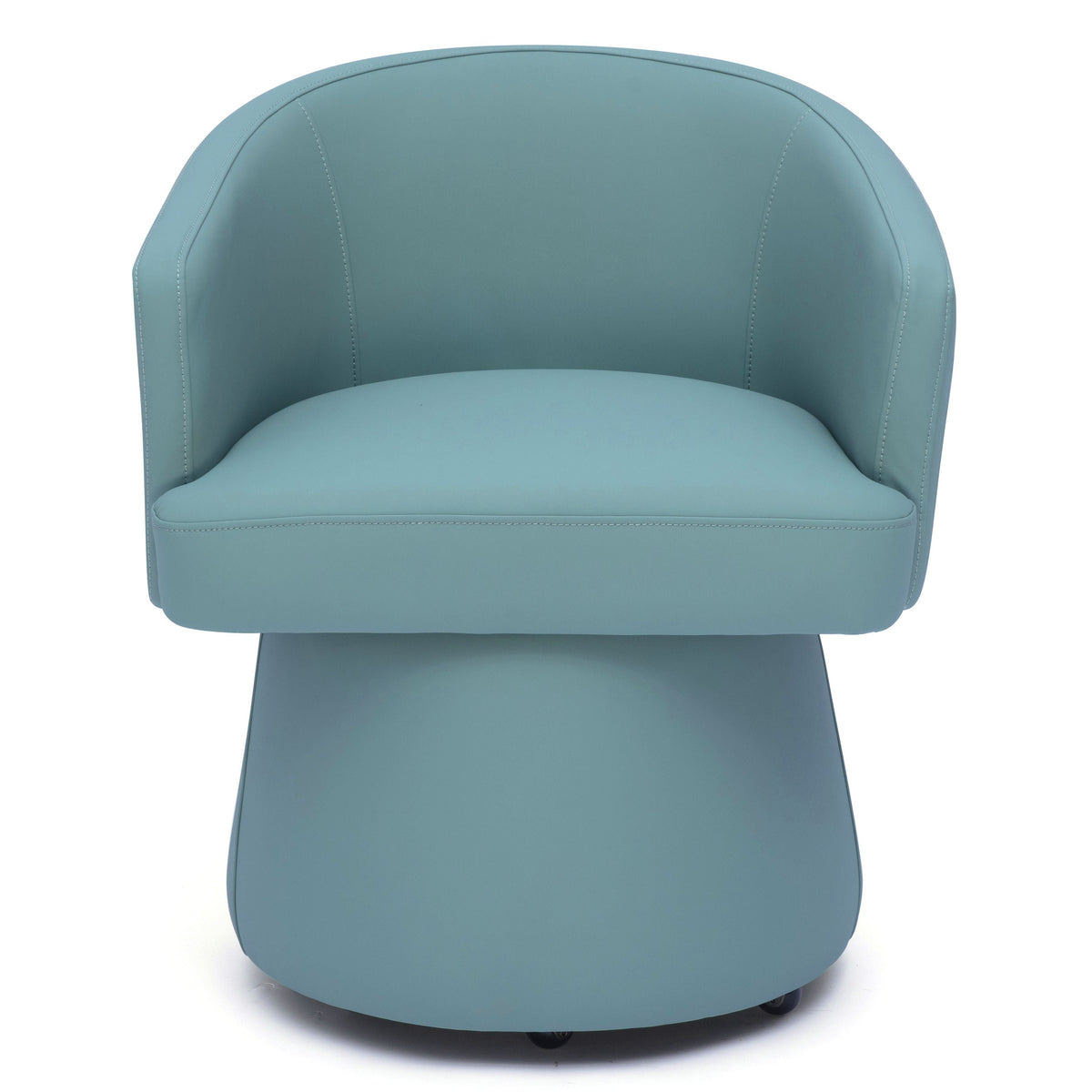 TOV Furniture Kristen Sea Foam Rolling Desk Chair