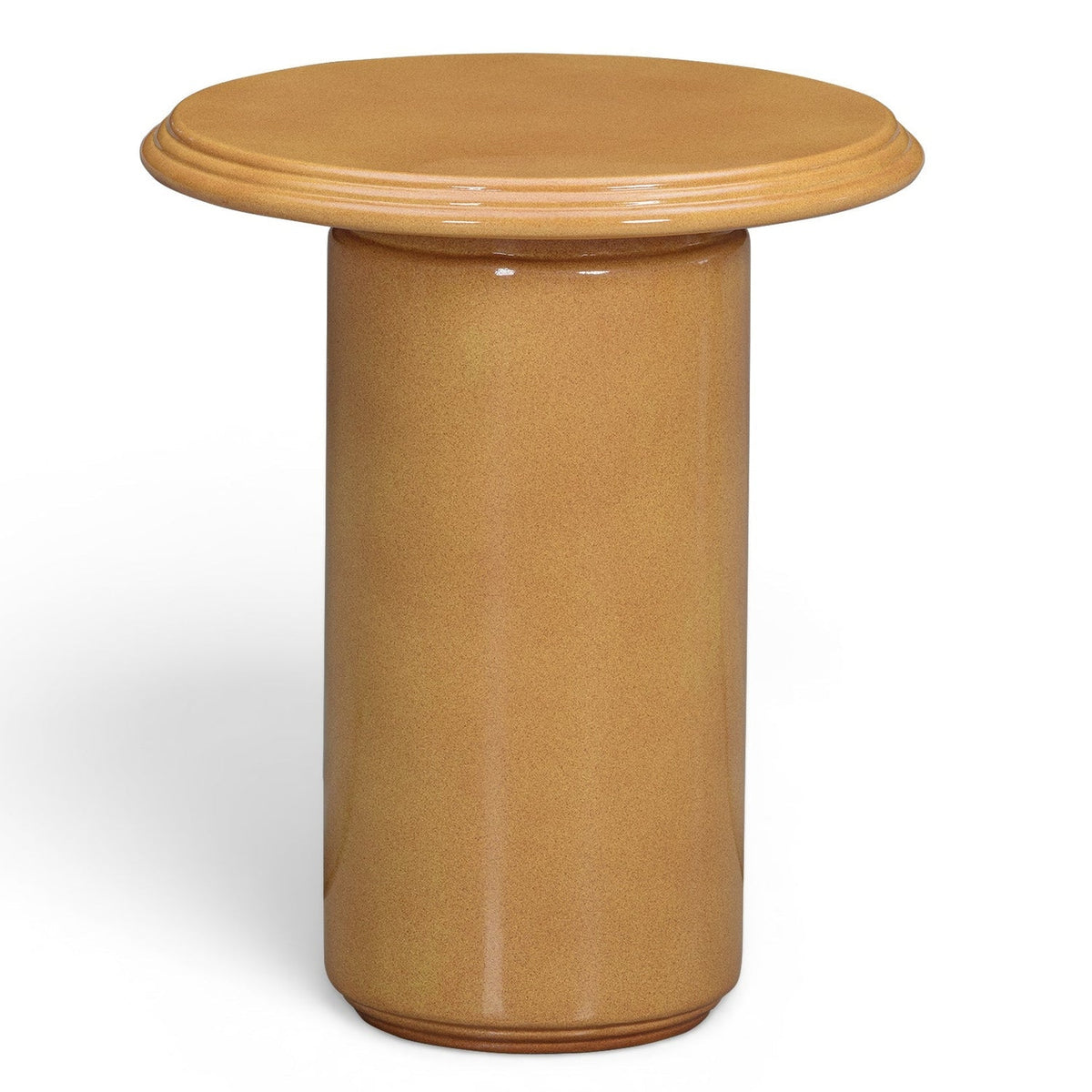TOV Furniture Tate Turmeric Concrete Indoor/Outdoor Side Table