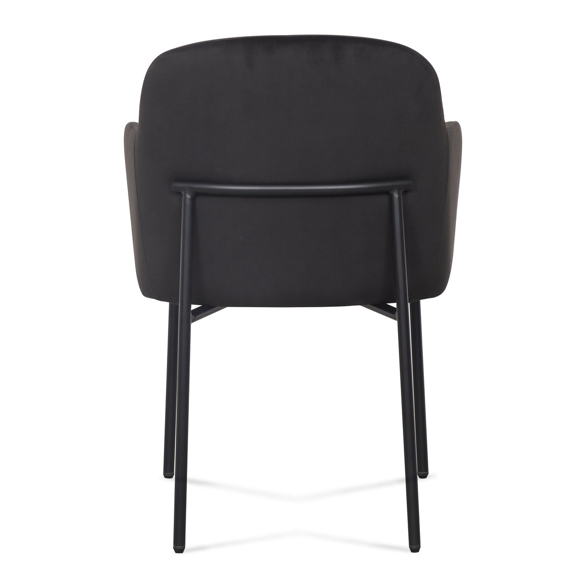 TOV Furniture Sydney Black Performance Velvet Armchair Set of 2