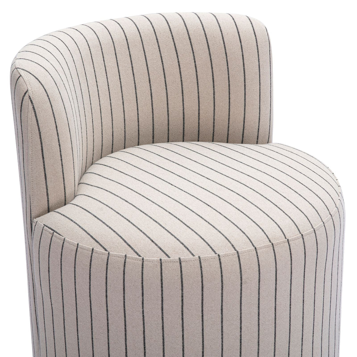 TOV Furniture Hakuna Black Stripe Desk Chair