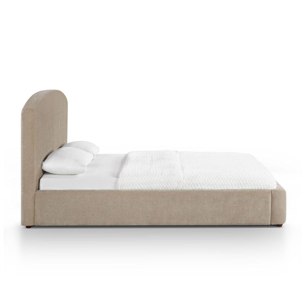 TOV Furniture Leah Taupe Performance Chenille Bed