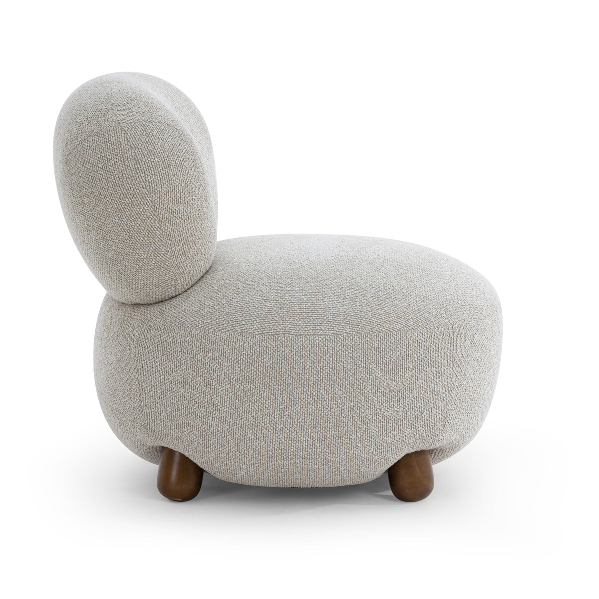 TOV Furniture Pucker Warm Gray Accent Chair