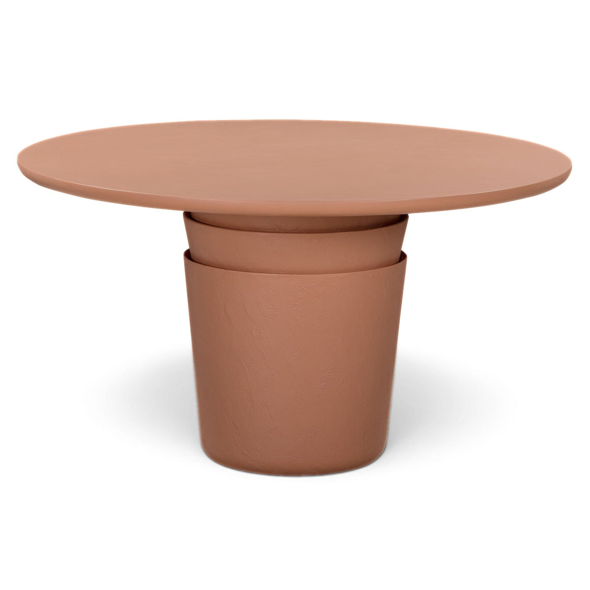 TOV Furniture Margot Terracotta Round Indoor/Outdoor Dining Table