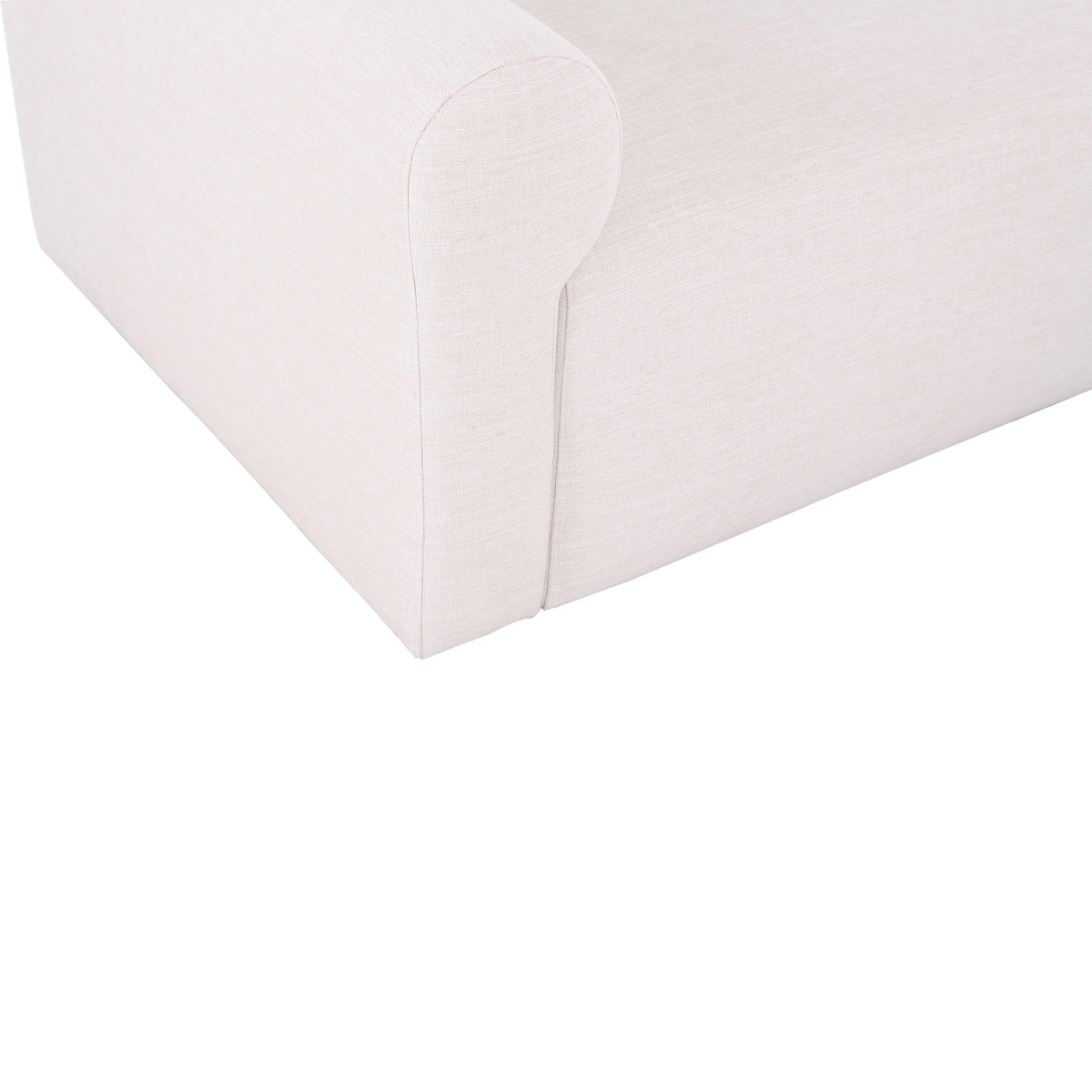 TOV Furniture Gorge Cream 81in Modular Loveseat