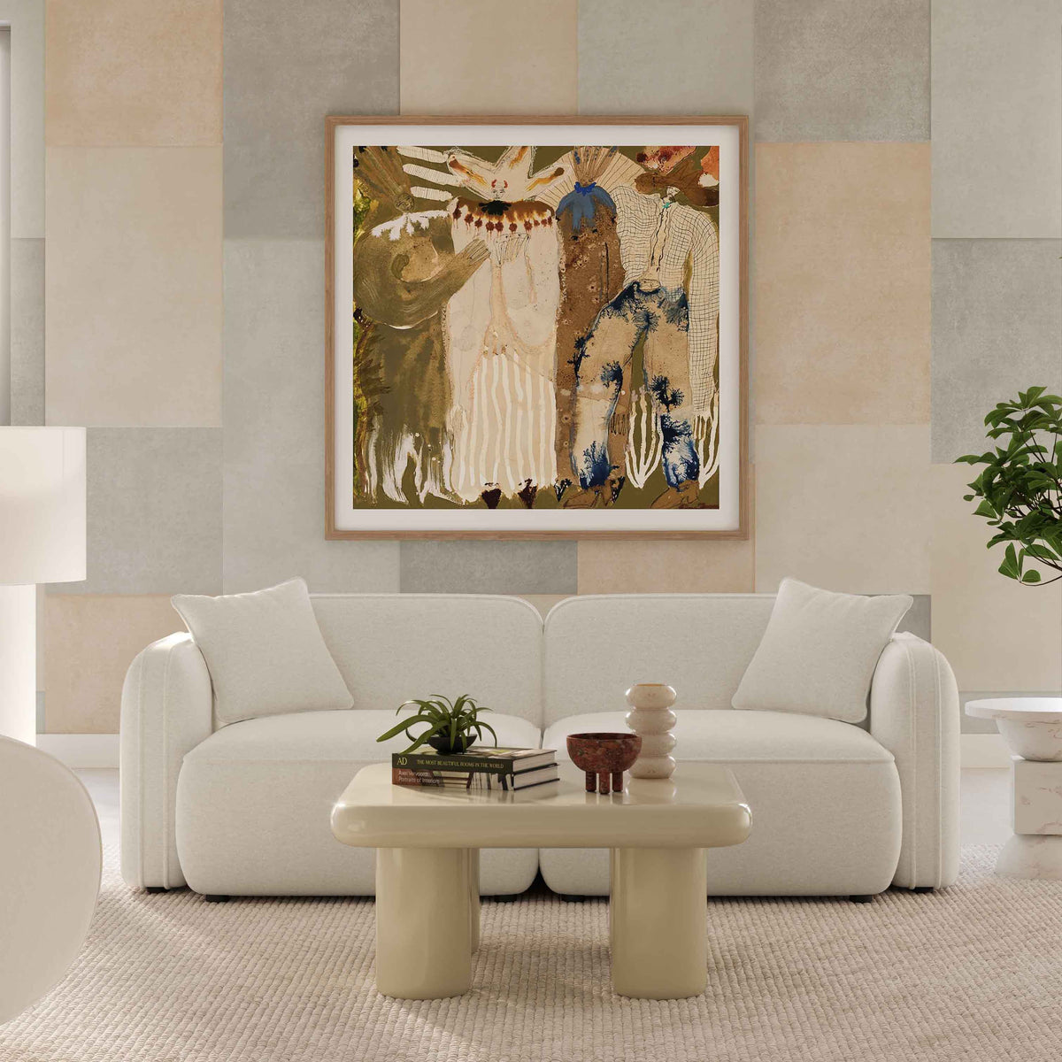 TOV Furniture Travie Sand Modular Loveseat