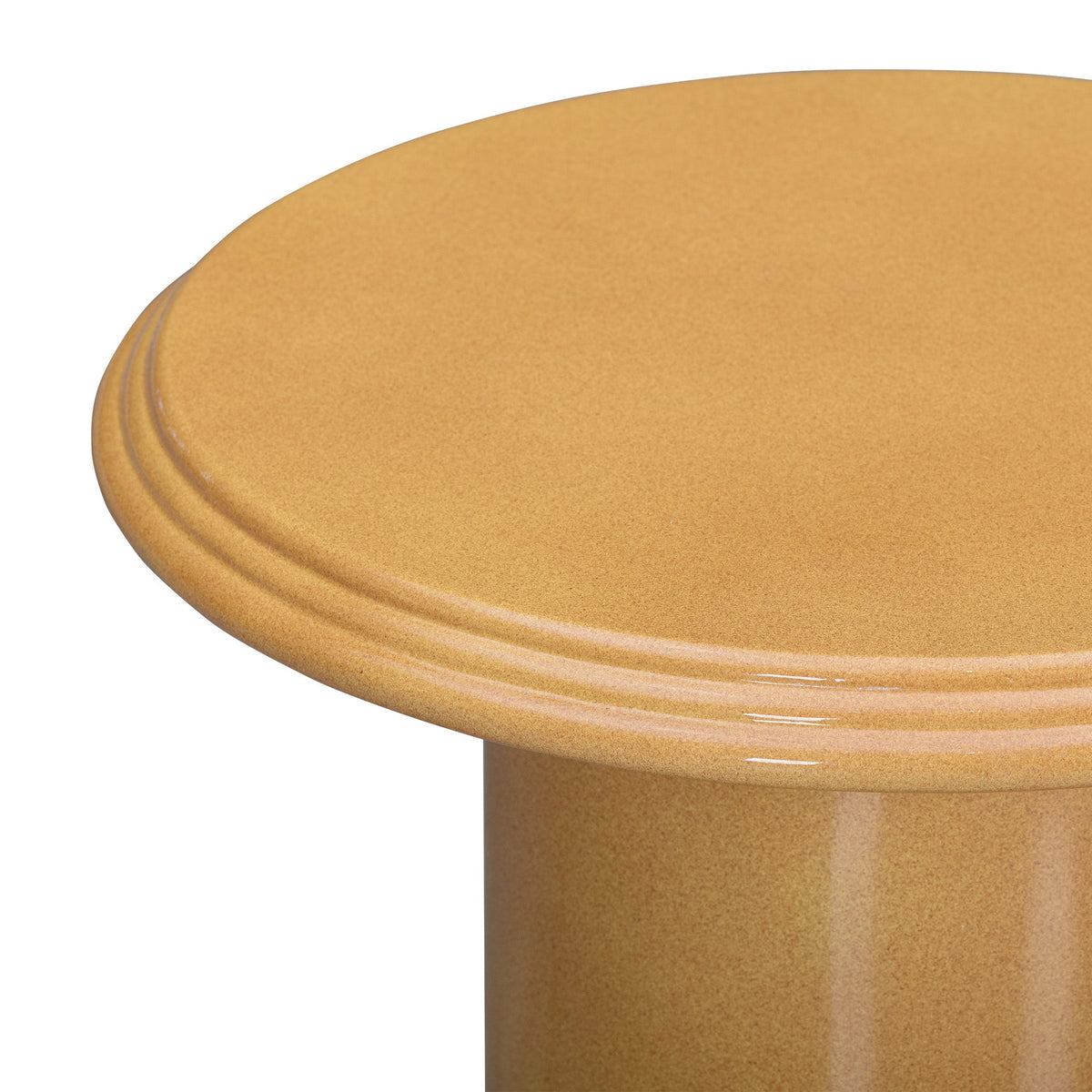 TOV Furniture Tate Turmeric Concrete Indoor/Outdoor Side Table
