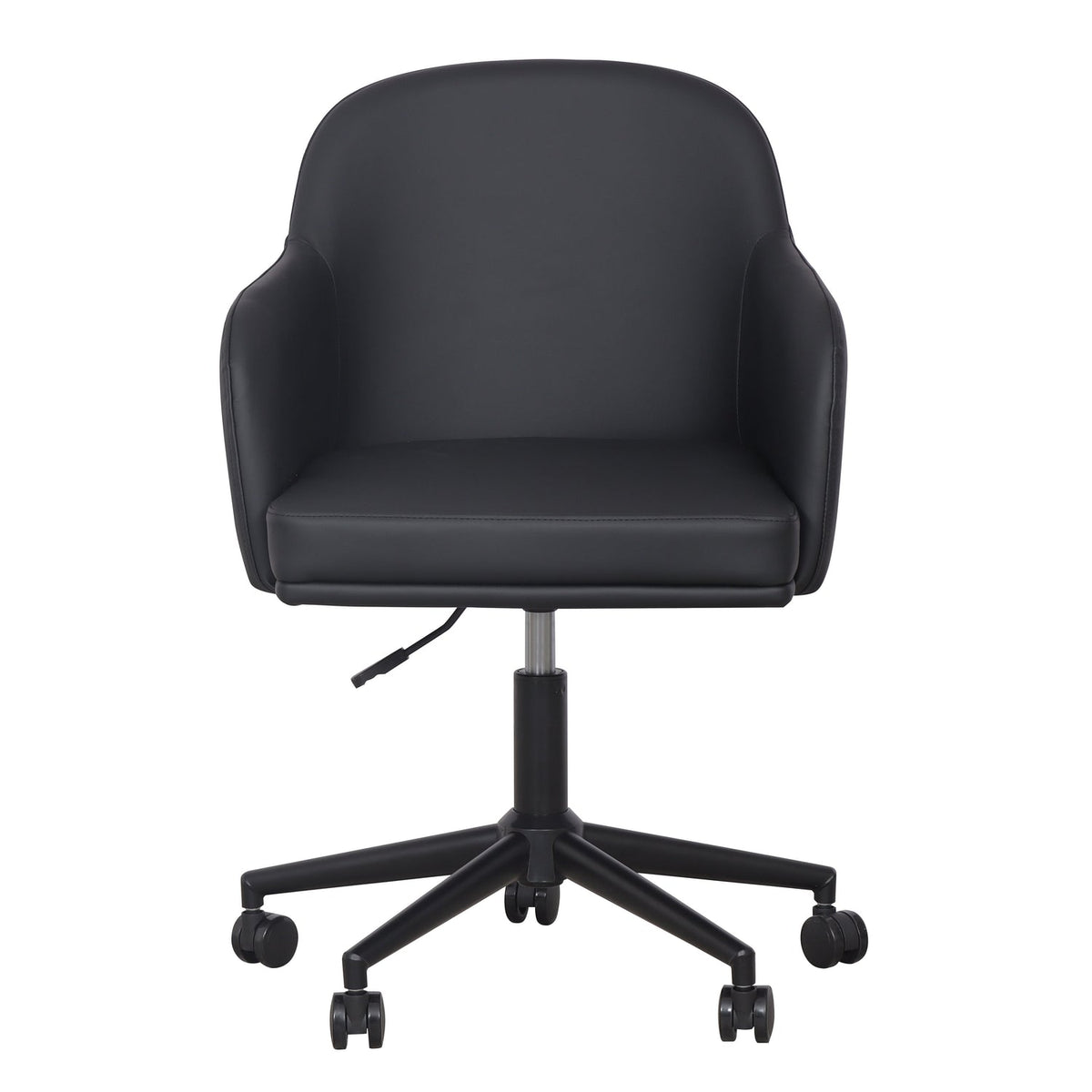 TOV Furniture Sydney Office Desk Chair in coal black performance upholstery, primary product view