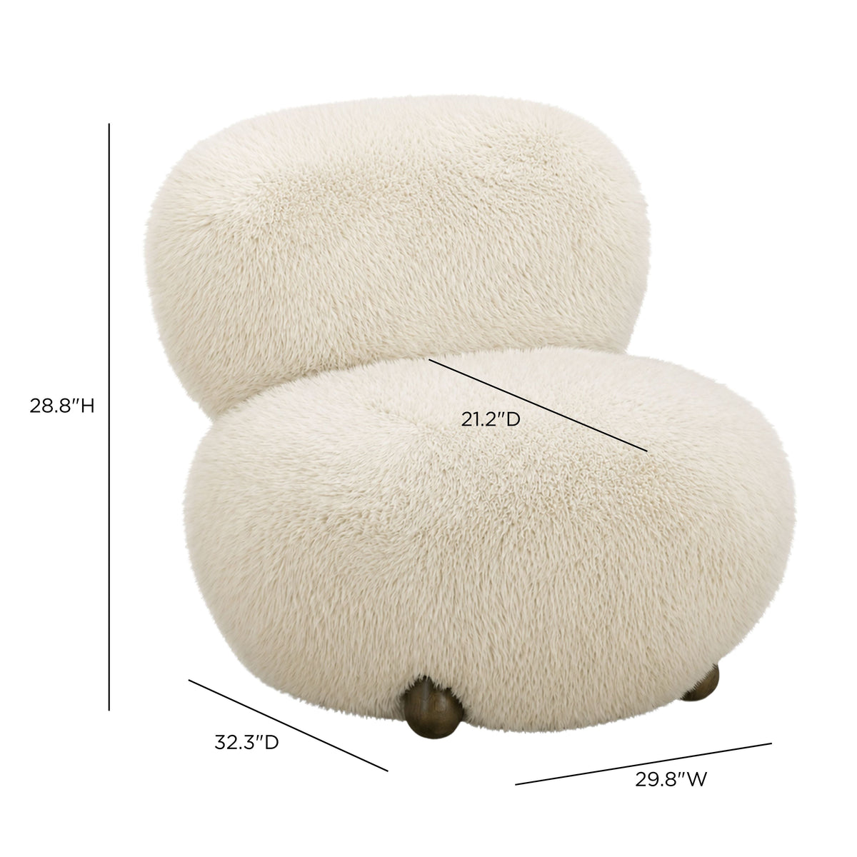 TOV Furniture Pucker Natural Accent Chair