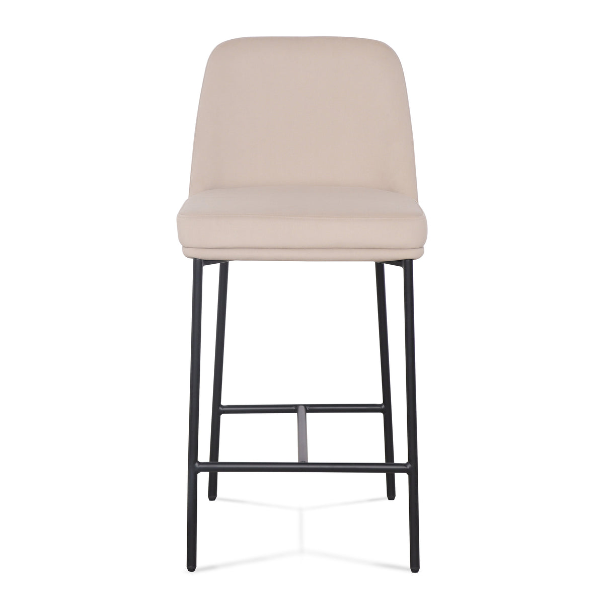 TOV Furniture Sydney Taupe Performance Velvet Counter Stool Set of 2