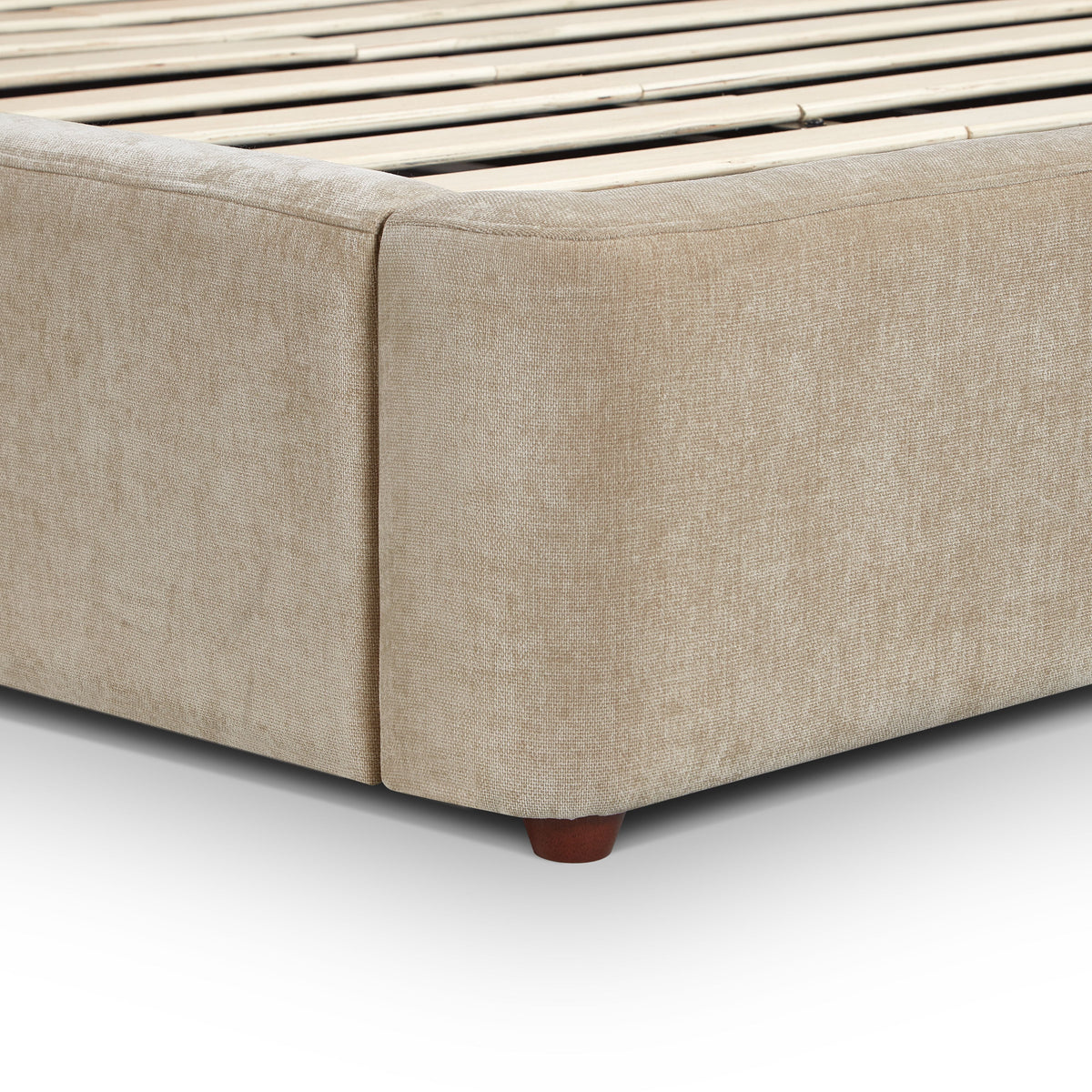 TOV Furniture Leah Taupe Performance Chenille Bed