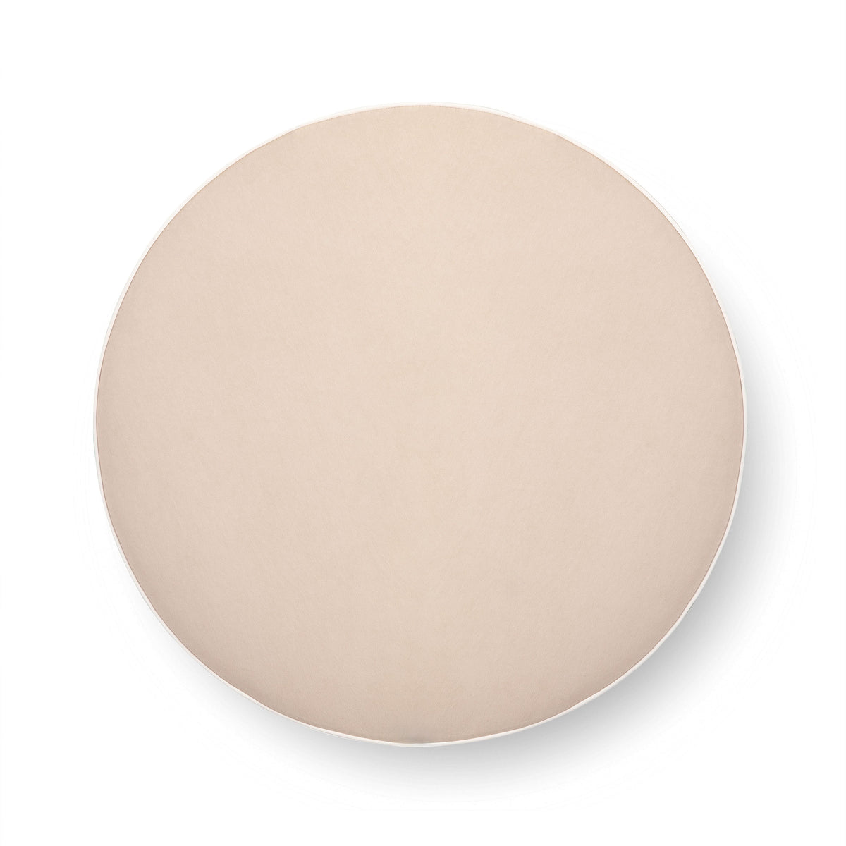 TOV Furniture Tassy Tan Tasseled Round Ottoman