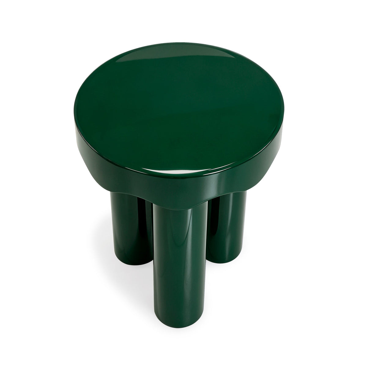 TOV Furniture Casper Green High Gloss Nesting Side Table Set