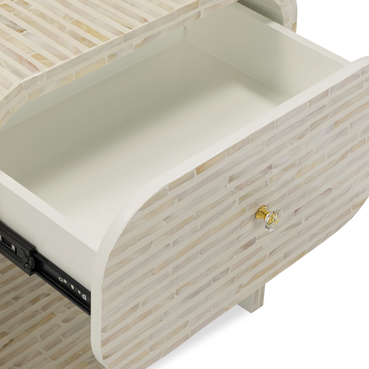 TOV Furniture Borno Mother of Pearl Nightstand
