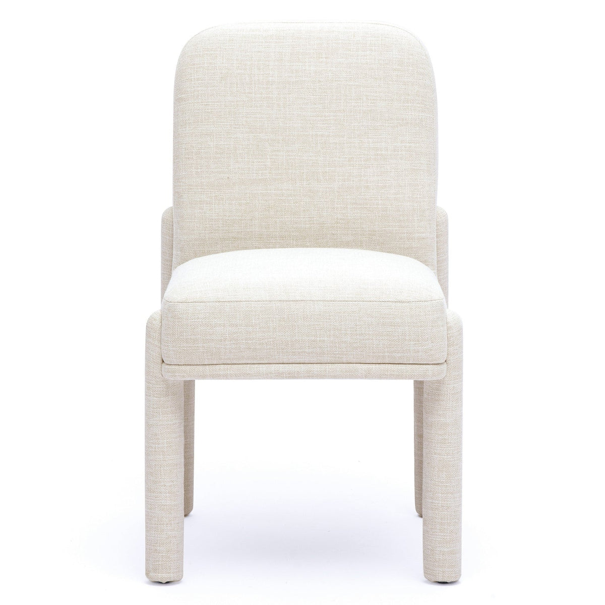 TOV Furniture Martina Performance Dining Chair in cream textured weave, primary product view