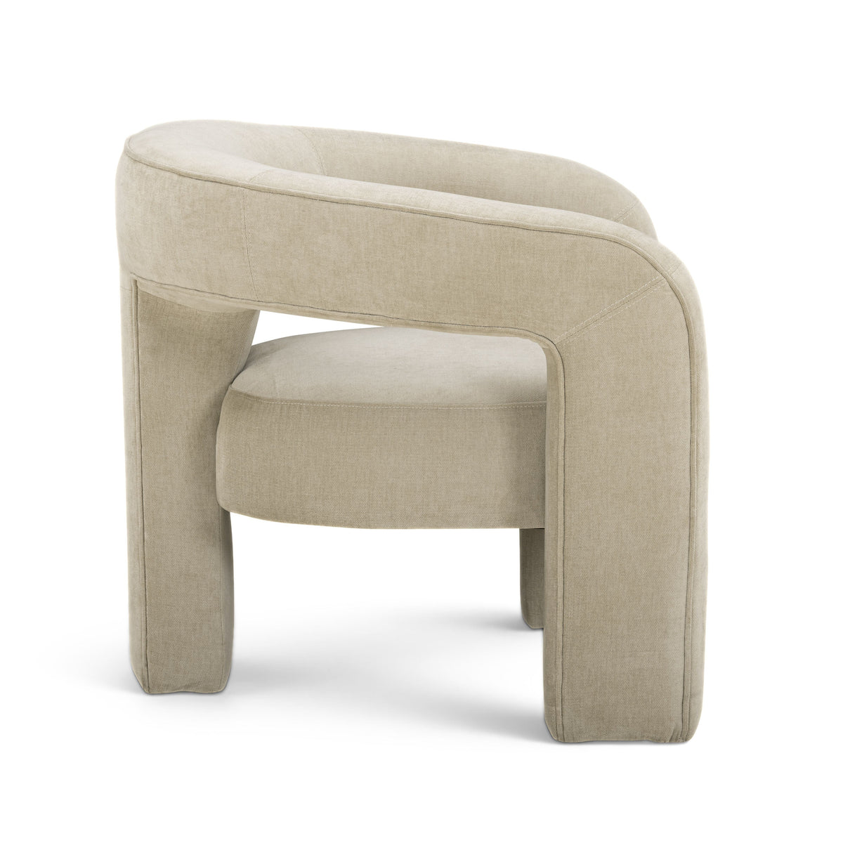 TOV Furniture Malone Taupe Accent Chair