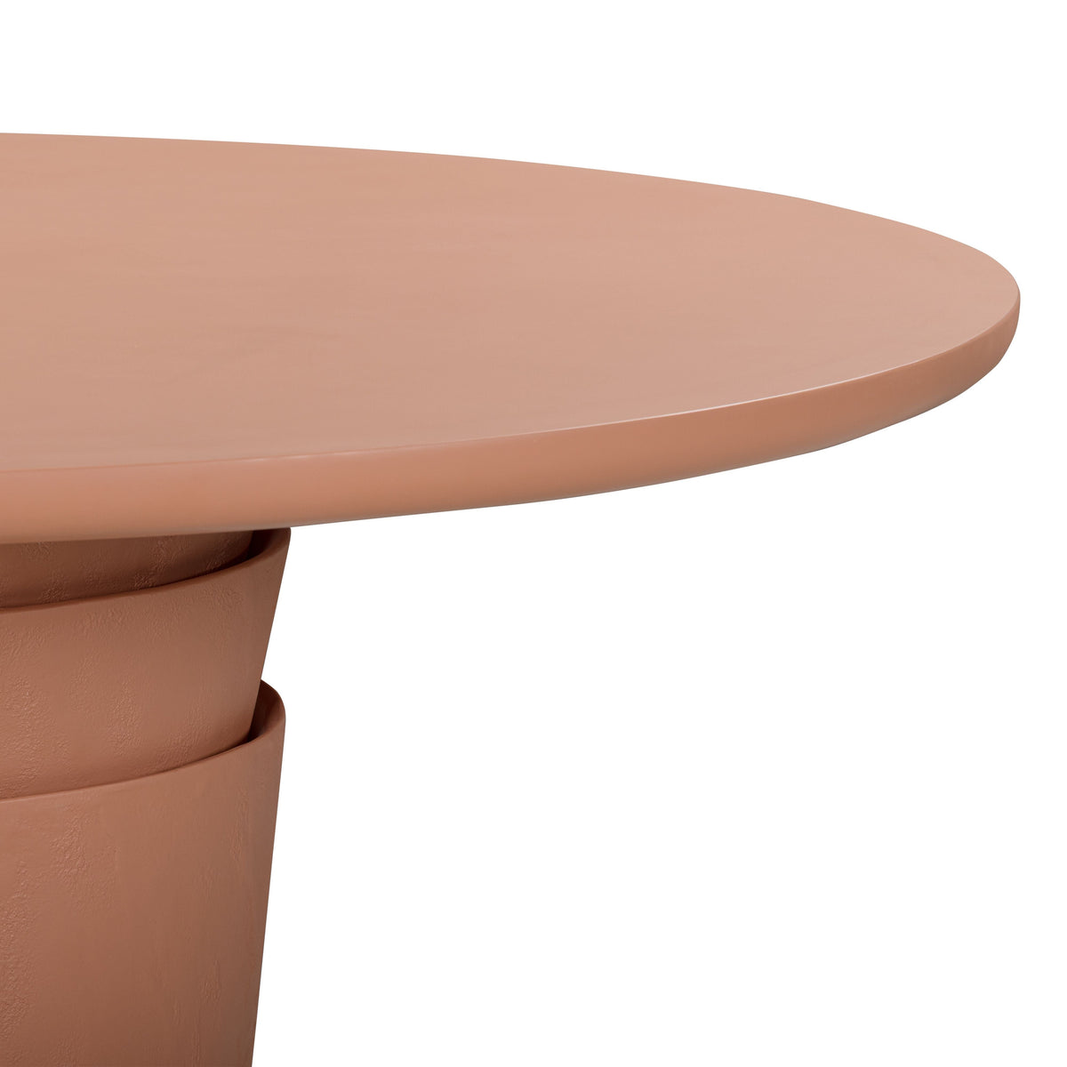 TOV Furniture Margot Terracotta Round Indoor/Outdoor Dining Table