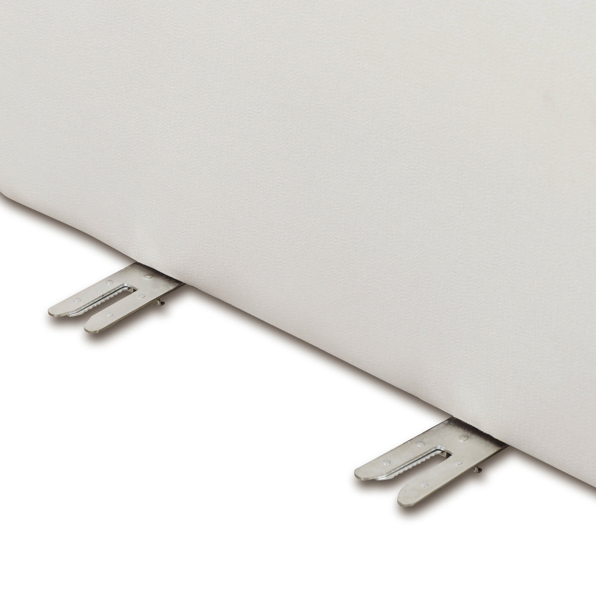 TOV Furniture Zenith Cream Upcycled Ottoman