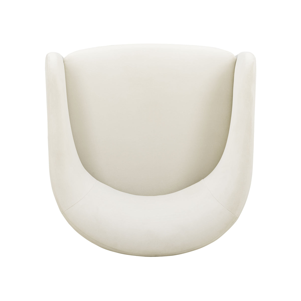 TOV Furniture Seraphina Cream Performance Velvet Dining Chair