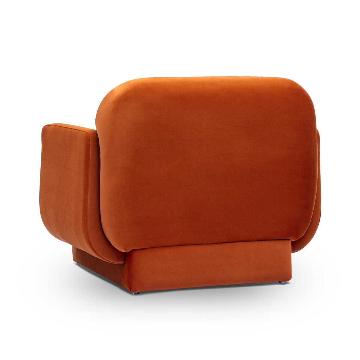 TOV Furniture Azalea Orange Performance Velvet Accent Chair