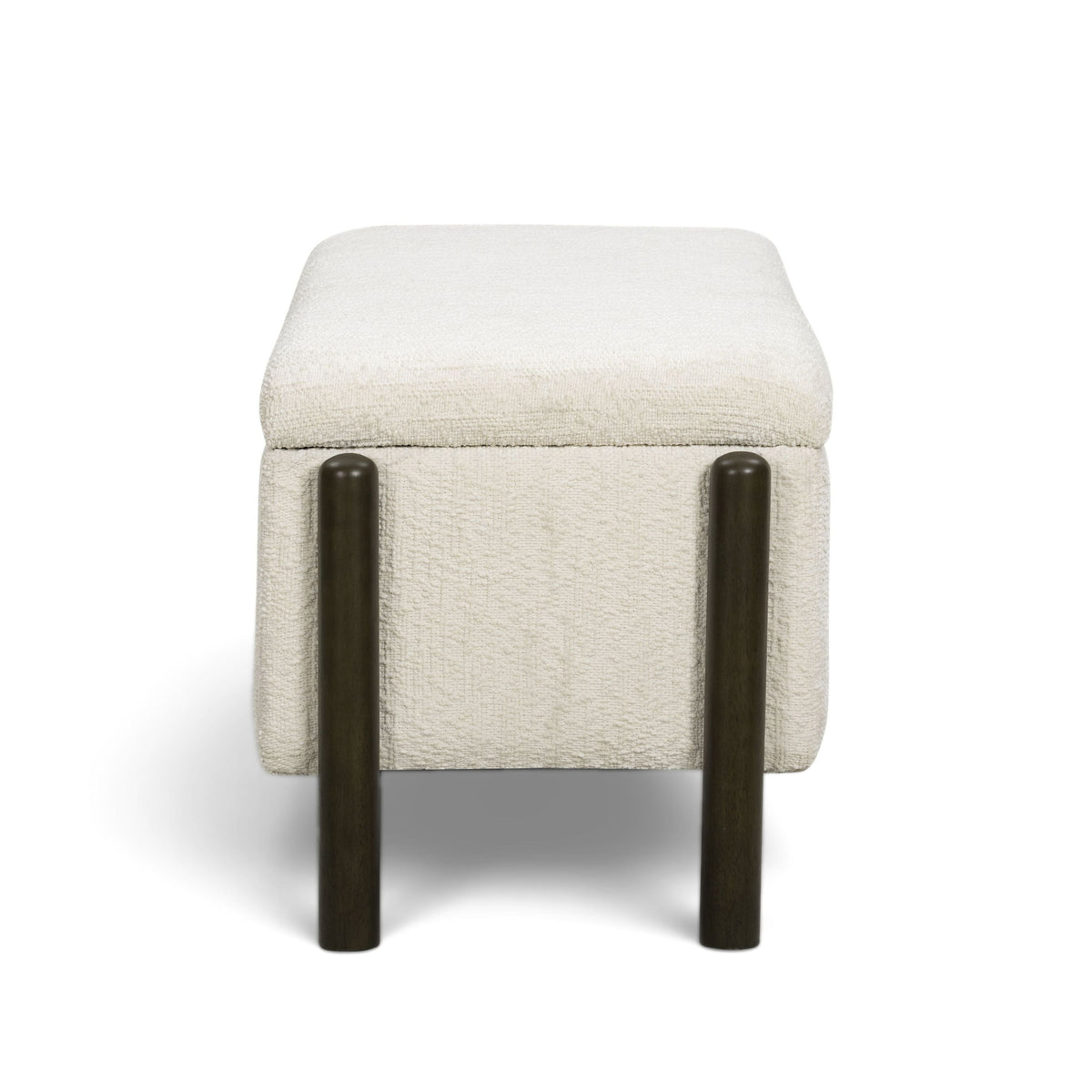 TOV Furniture Abby Nubby Cream Storage Bench