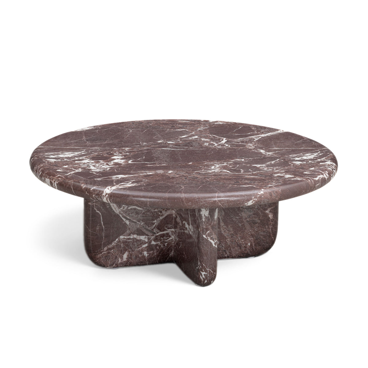 TOV Furniture Juju 2-Piece Faux Marble Indoor/Outdoor Nesting Coffee Table Set