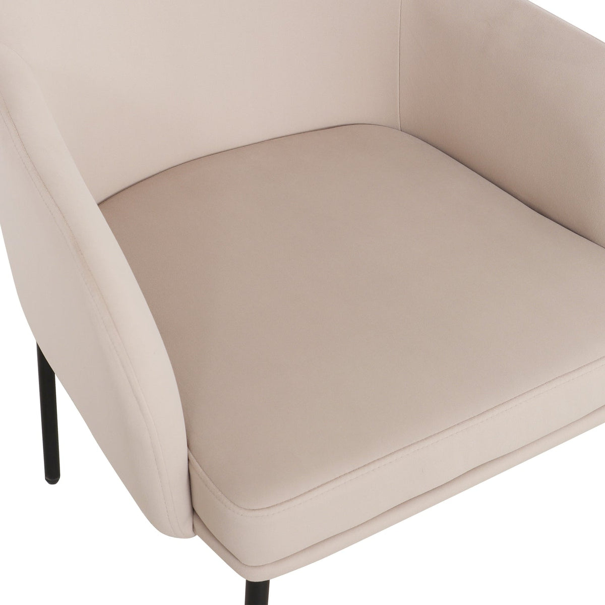 TOV Furniture Sydney Taupe Performance Velvet Armchair Set of 2