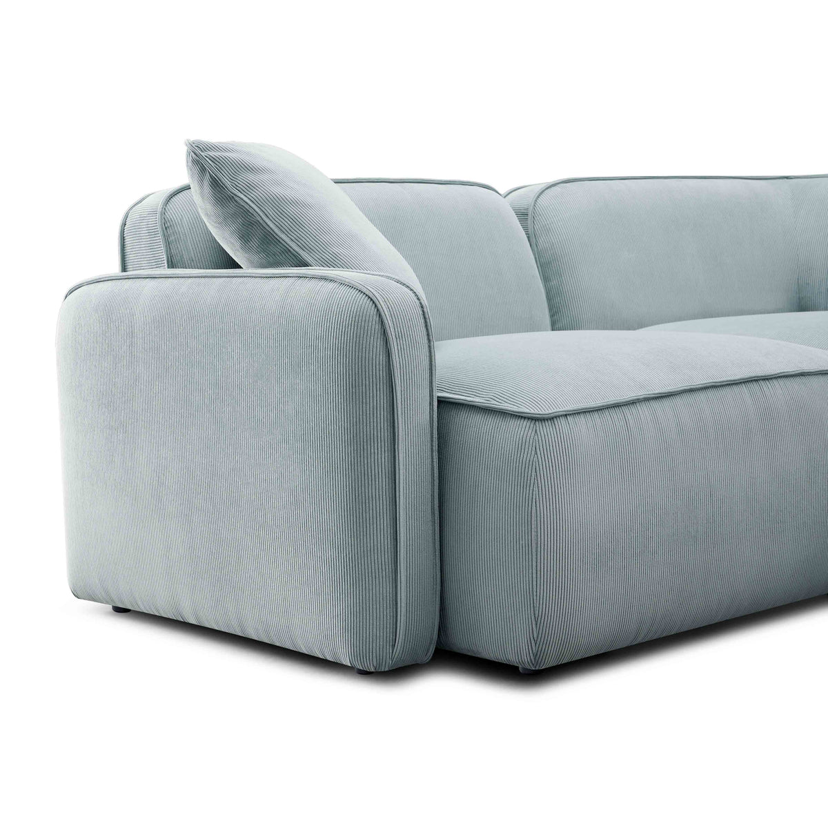 TOV Furniture Travie Sea Blue Modular Loveseat