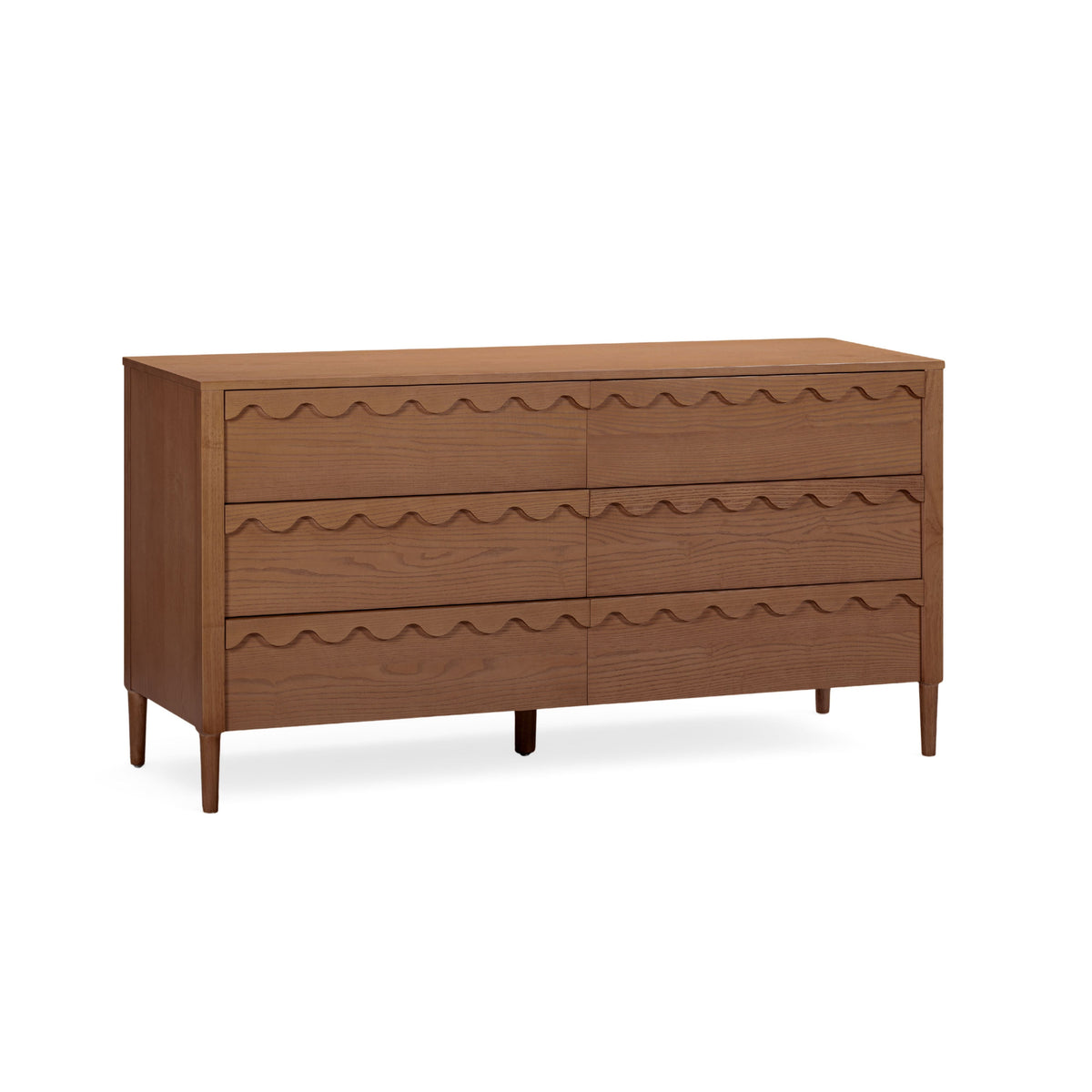 TOV Furniture Oodle Walnut 6-Drawer Dresser