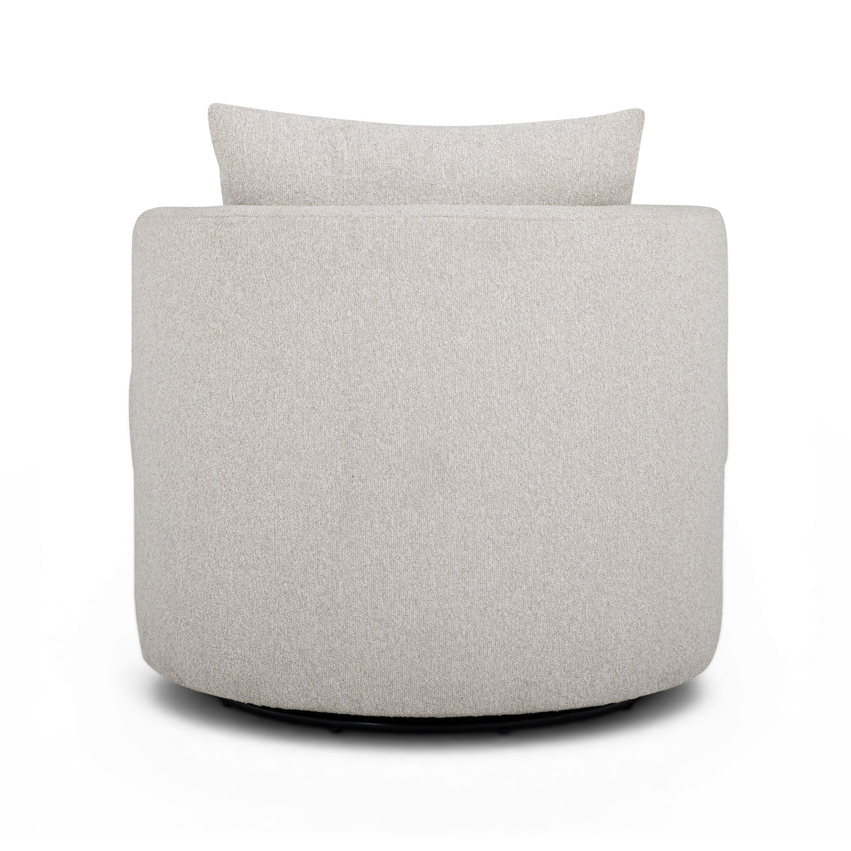 TOV Furniture Silvi Off White Performance Boucle Swivel Chair