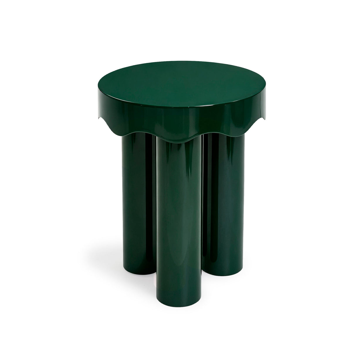 TOV Furniture Casper Green High Gloss Nesting Side Table Set
