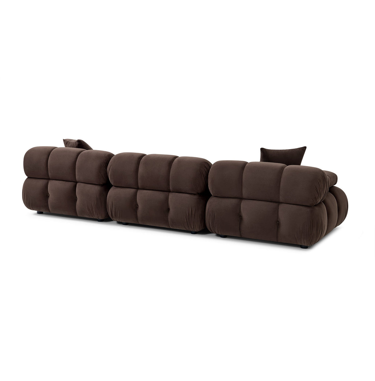 TOV Furniture Calliope Dark Brown 118in Modular Sofa