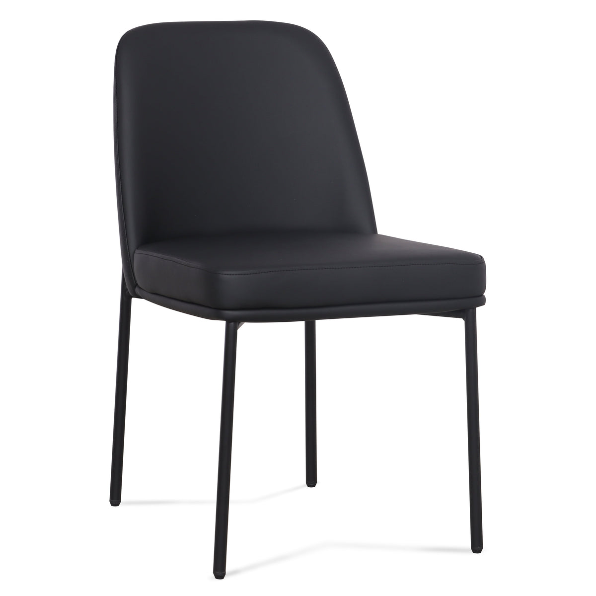 TOV Furniture Sydney Black Performance Vegan Leather Dining Chair Set of 2