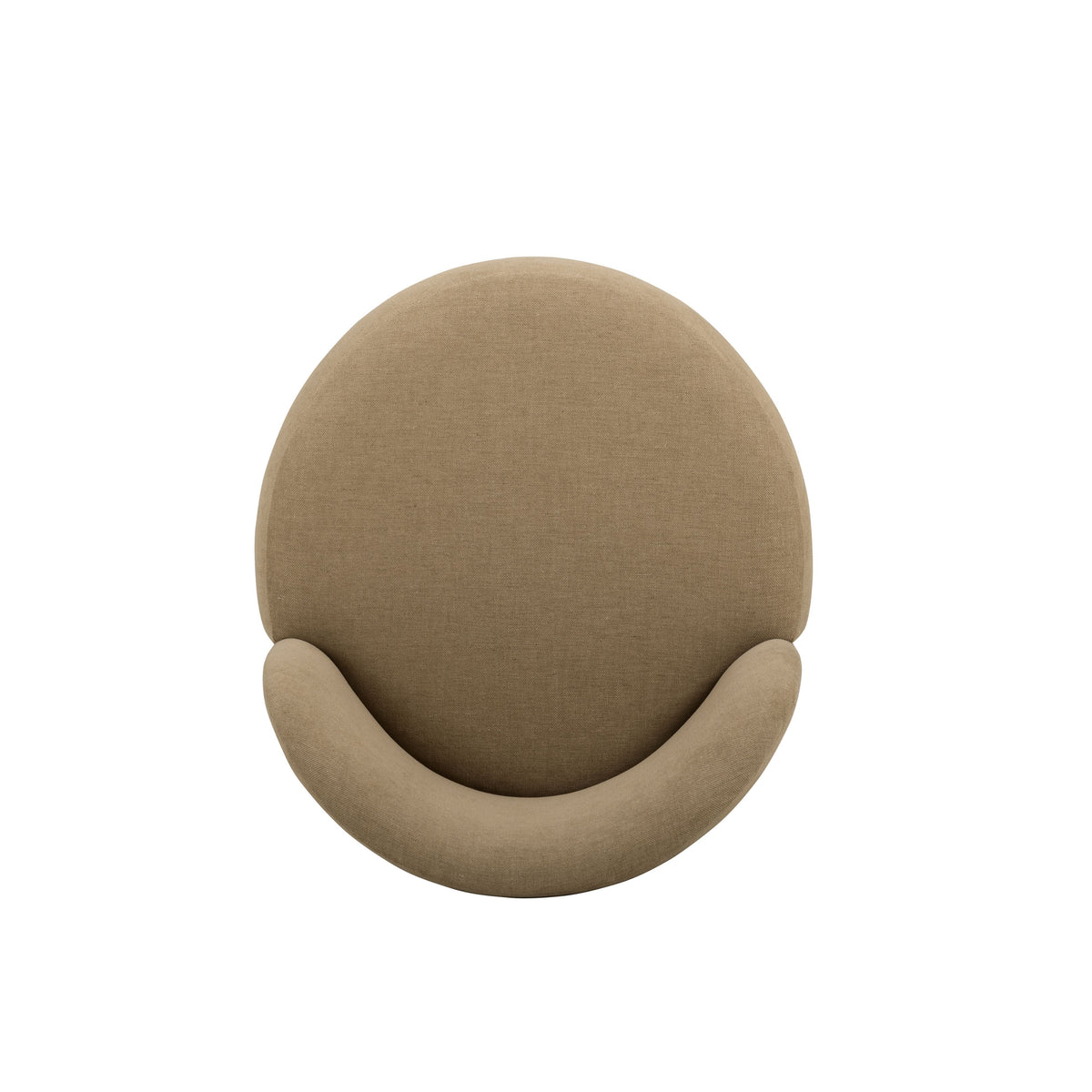 TOV Furniture Persa Light Brown Round Back Performance Chenille Dining Chair