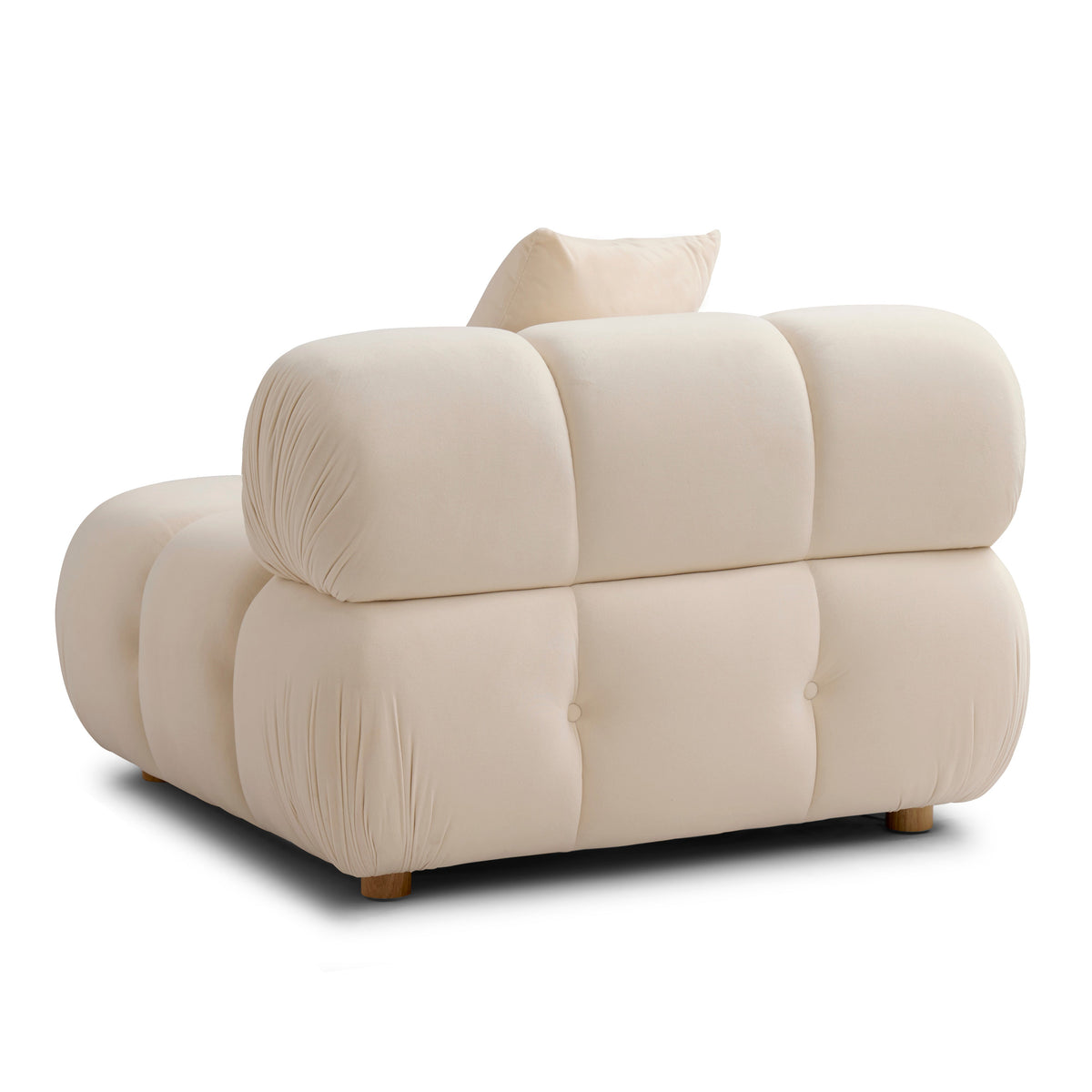 TOV Furniture Calliope Off White Performance Modular Corner Chair