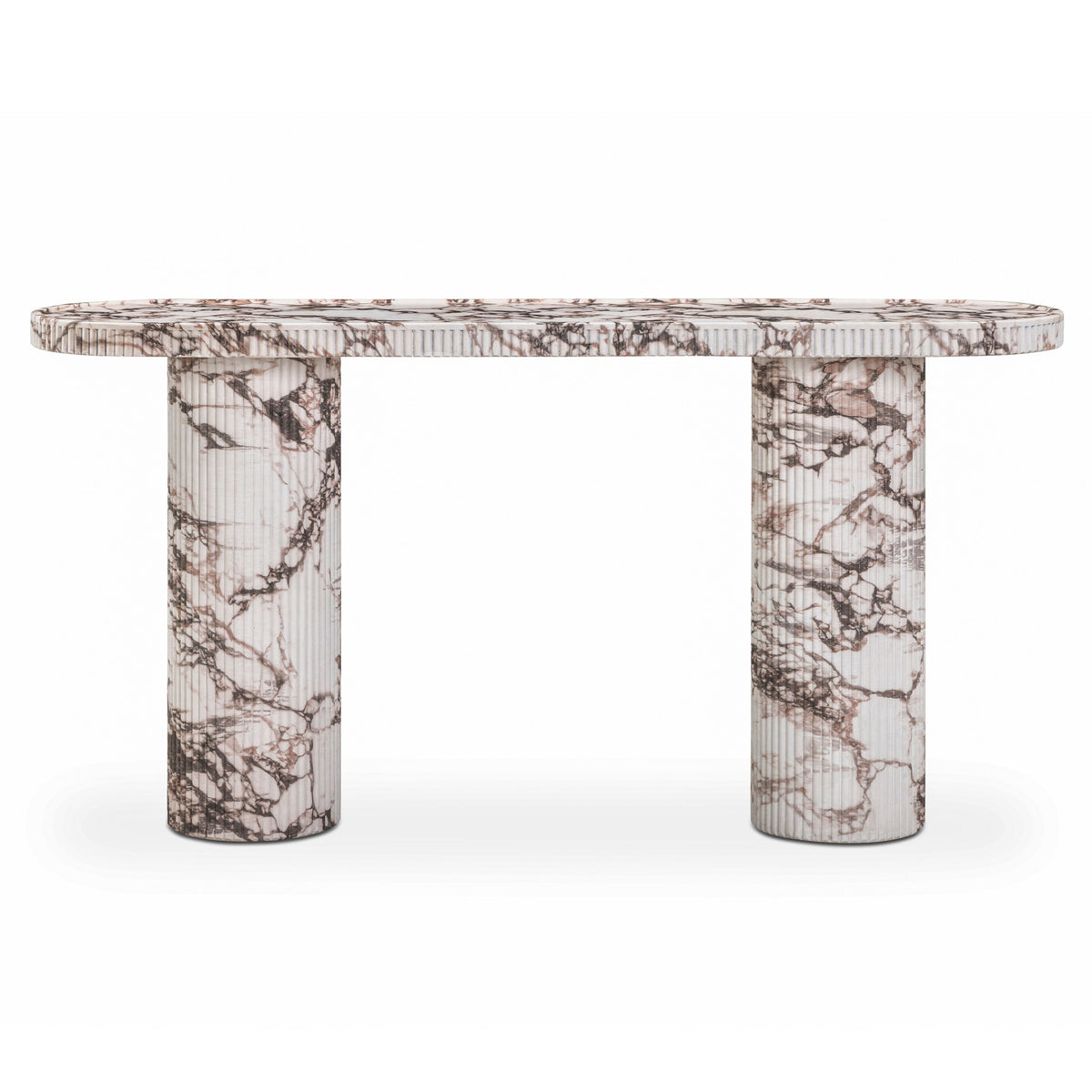 TOV Furniture Darcy Breccia Concrete Indoor/Outdoor Console Table