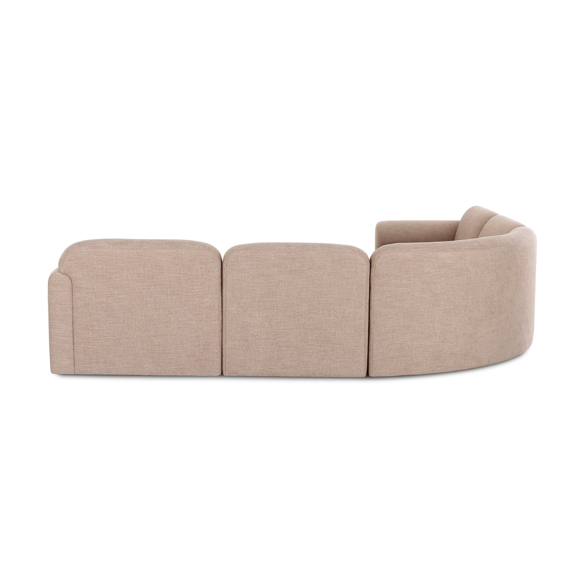 TOV Furniture Gorge Tan 5-Piece Modular Corner Sectional Sofa