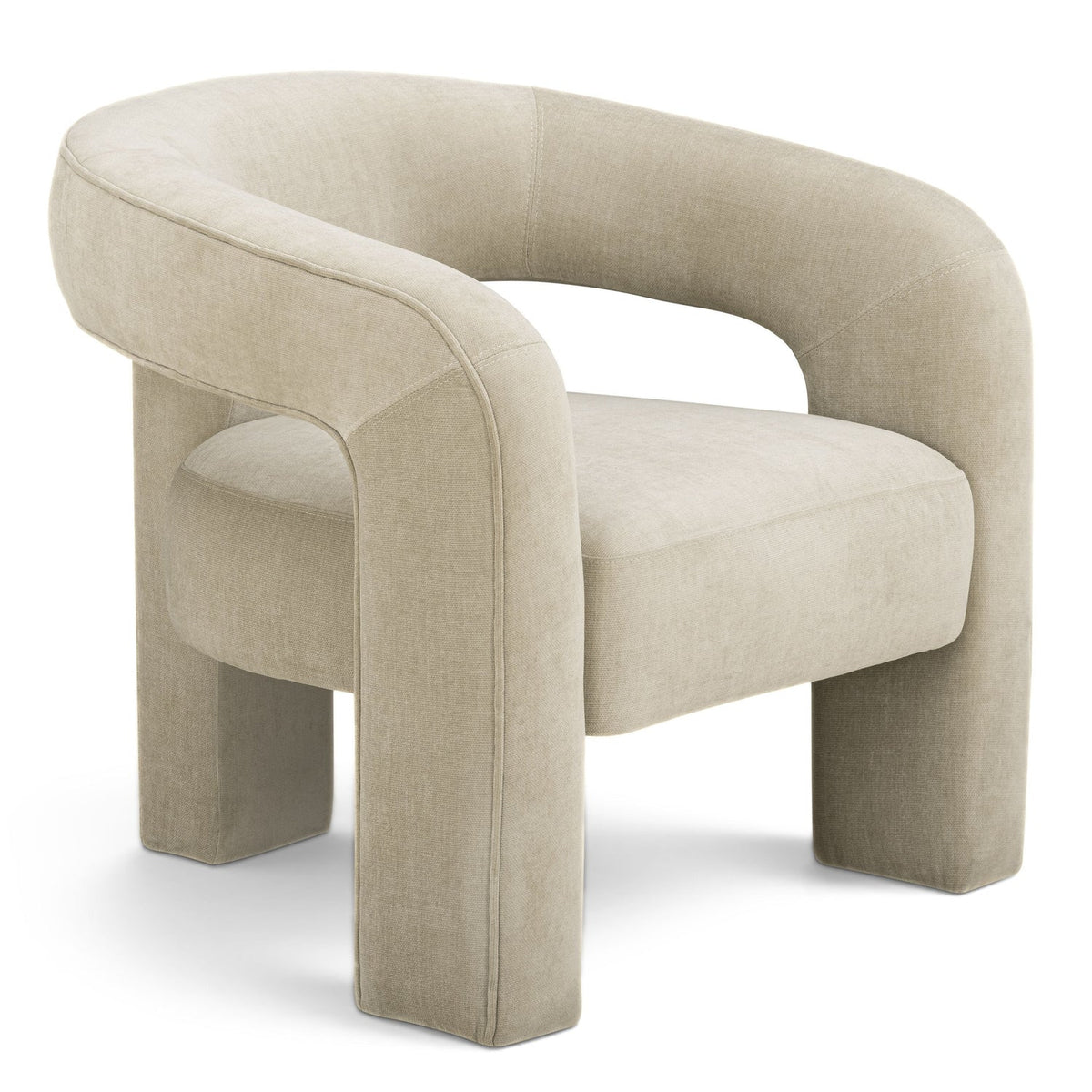 TOV Furniture Malone Taupe Accent Chair
