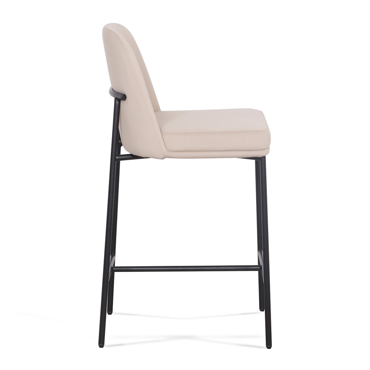 TOV Furniture Sydney Taupe Performance Velvet Counter Stool Set of 2
