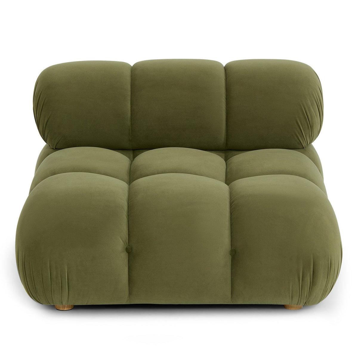 TOV Furniture Calliope Olive Green Performance Modular Armless Chair